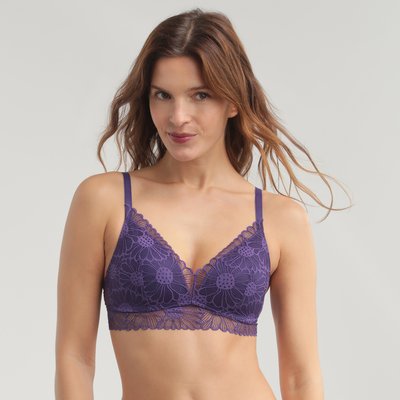 Soutien-gorge triangle paddés en dentelle Fais-moi une fleur DIM