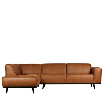 Canapé d'angle  aspect cuir STATEMENT BEPUREHOME