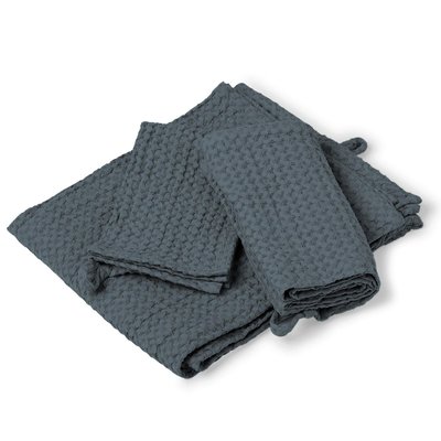 Serviette de bain (x3) coton gaufré DARIA FEBRONIE