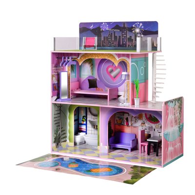 Maison Poupée Enfant Bois Sunset DREAMLAND TEAMSON KIDS