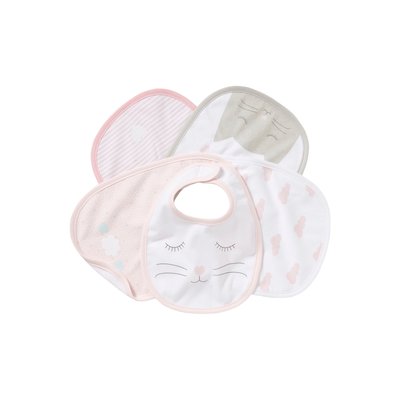 Lot de 5 bavoirs naissance VERTBAUDET