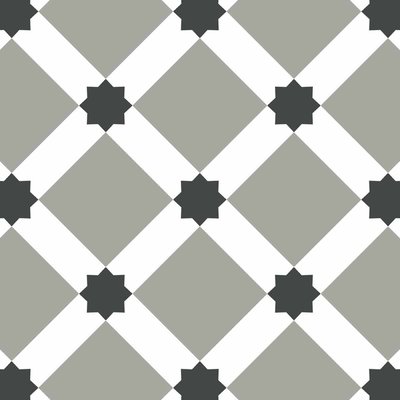 Lot de 6 stickers de carrelage 15x15 cm CARREAUX ETOILES DRAEGER PARIS