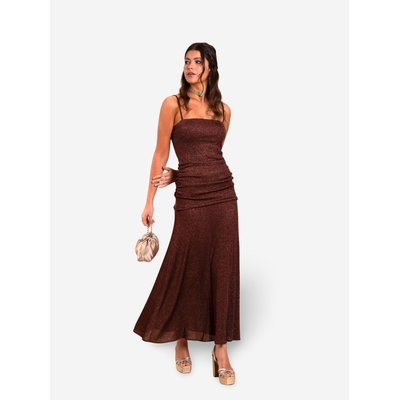 Robe midi à bretelles avec paillettes MARTINA THE-ARE