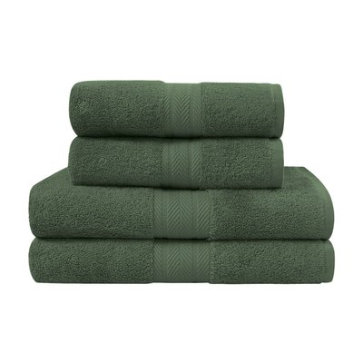 Ensemble de bain 4 pièces (2 draps de bain + 2 serviettes de toilette) LUXURY SENSEI MAISON
