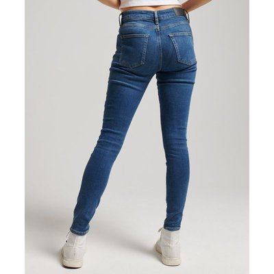 Jean skinny Vintage à taille mi-haute en coton biologique SUPERDRY