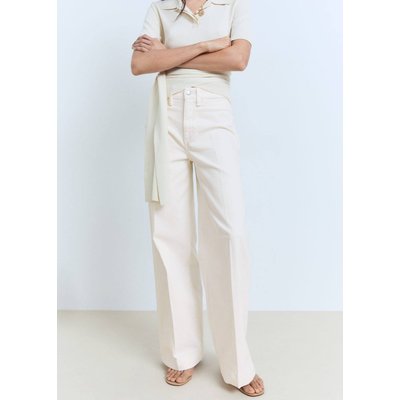 Jean wideleg taille haute MANGO