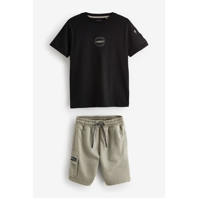 Short et t-shirt style militaire, ensemble NEXT