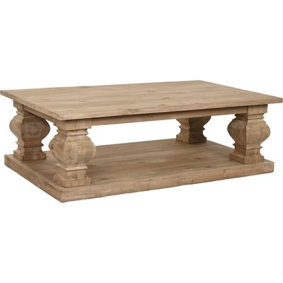 Table basse en bois recyclé esprit shabby chic RECOLLECTION