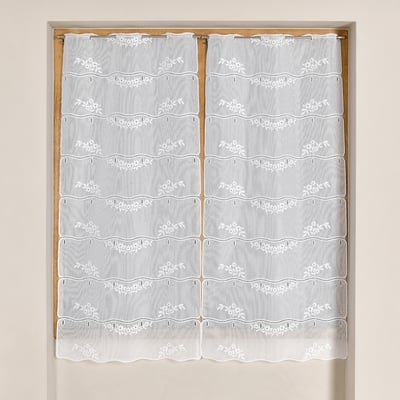 Modulable en maille à motif floral - QABANE HOME MAISON