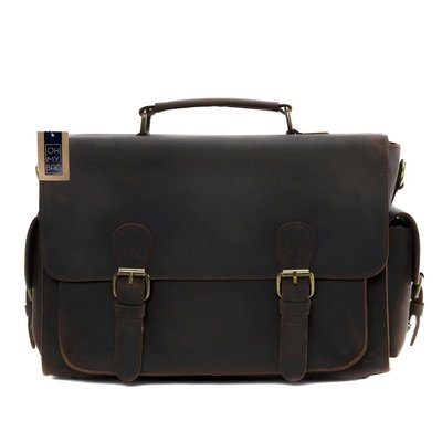 Sac reporter photographe en cuir italien OH MY BAG
