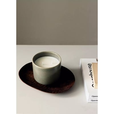 Bougie en récipient en grès MANGO HOME