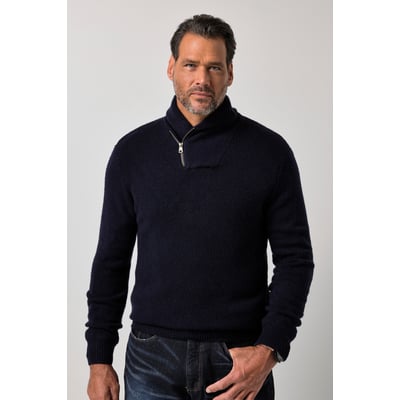 Pull, mélange de laine, col châle JP1880
