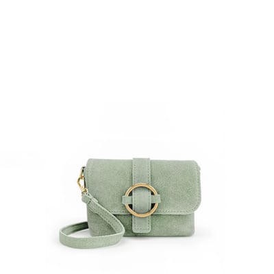 Micro-sac en croûte de cuir BERLINGOT SUEDE OH MY BAG