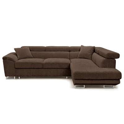 Canapé d'angle droit 5 places convertible, BAOJI BEST MOBILIER