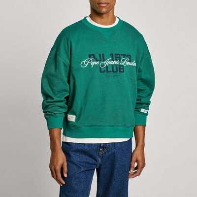 Sweat-Shirt À Col Rond Avec Logo PEPE JEANS