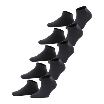 Socquettes basses Solid 5-Pack Coton (biologique) ESPRIT