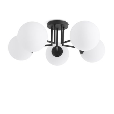 Atea Opaline Glass & Metal Ceiling Light LA REDOUTE INTERIEURS