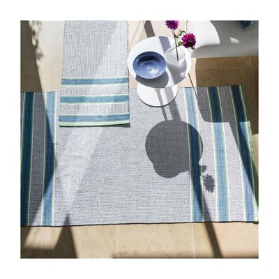 Tapis salon et chambre fait à la main motif géométrique POMPANO UN AMOUR DE TAPIS