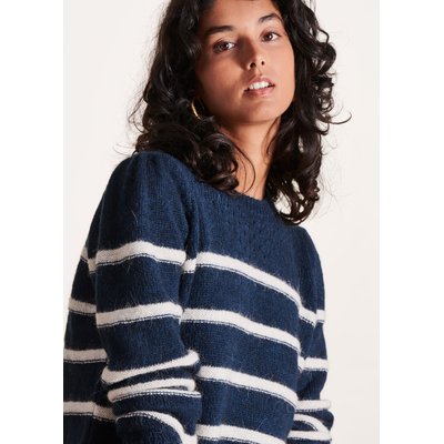 Pull esprit marinière rayures LA FEE MARABOUTEE
