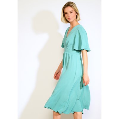 Robe fluide manches papillon LOLALIZA