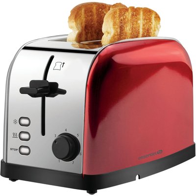 Grille-pain ETT 9R Memphis rouge inox ESSENTIEL B