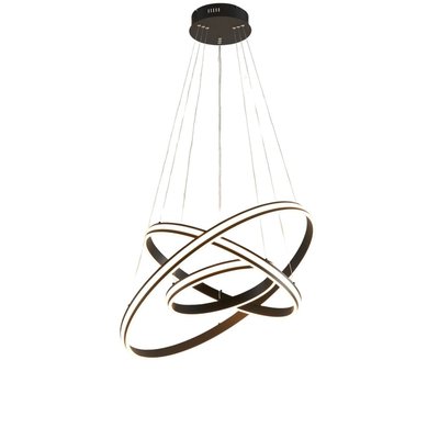 Suspension LED Design à Trois Anneaux - MAROGGIA KOSILUM