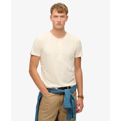T-shirt Henley The Merchant Store SUPERDRY