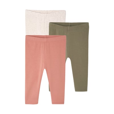 Lot 3 leggings unis VERTBAUDET