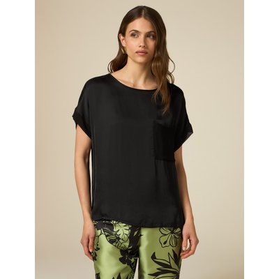 Blouse en satin avec poche OLTRE