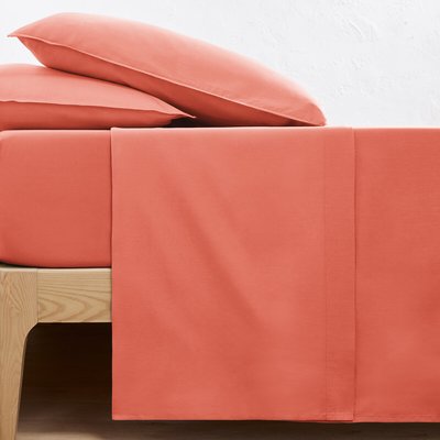 Drap plat uni en coton lavé, Scenario LA REDOUTE INTERIEURS