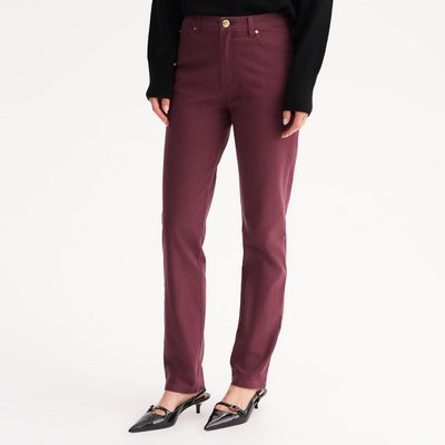 Pantalon droit 5 poches coton stretch ANNE WEYBURN