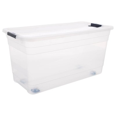Boîte transparente 83L EASY ROLL 5FIVE SIMPLY SMART