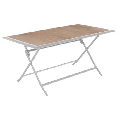 Table de jardin pliante rectangulaire AZUA HESPERIDE