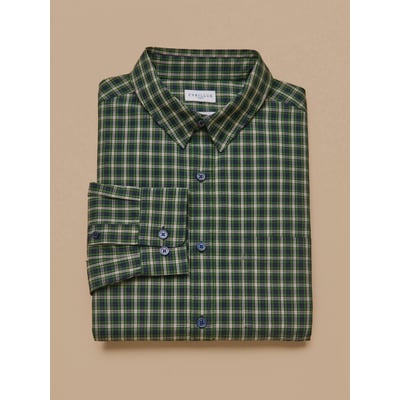 Chemise popeline carreaux  - coupe ajustée CYRILLUS