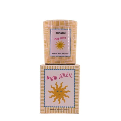 Bougie parfumée 510g "Mon soleil", boite cadeau ORNAMI