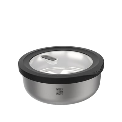 Boîte de conservation fraîcheur PROVIDO, circulaire, 2.000 ml (Contrôle de la fraîcheur et des stocks via application) GEFU