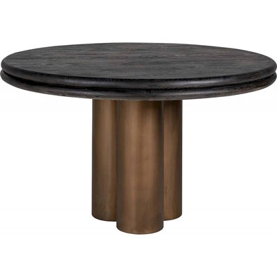 Table à manger élégante noire rustique RECOLLECTION