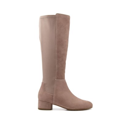 Bottes au genou en daim extensible - TAYLA DUNE LONDON