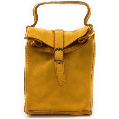 Mini-sac pochette bandoulière cuir vintage italien OHM OH MY BAG