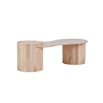Table basse en bois de manguier SILAS MADE IN MEUBLES 