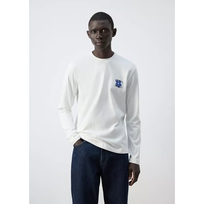 T-shirt 100 % coton imprimé MANGO MAN