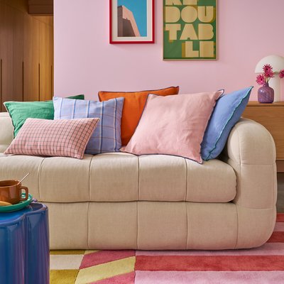 Javik Checked Cushion Cover, 45 X 45cm LA REDOUTE INTERIEURS