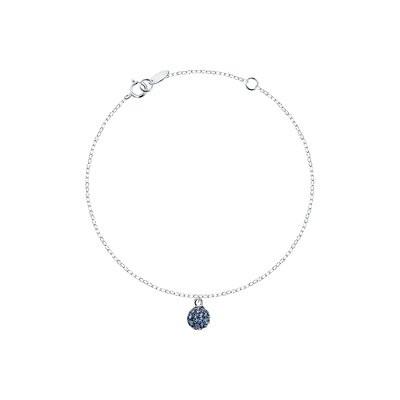 Bracelet en argent 925 et cristal CLEOR