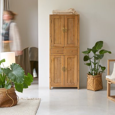 Armoire en pin massif recyclé Naturel YUKI TIKAMOON
