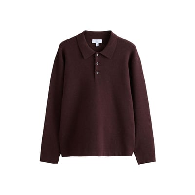 Polo habillé en maille ultra-douce de laine NEXT