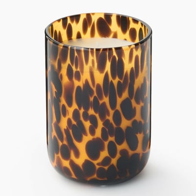 Bougie dans pot, 7,8xH11,5cm, en verre MONOPRIX