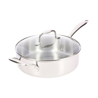 Sauteuse En Inox Avec Couvercle 24 Cm SITRAM