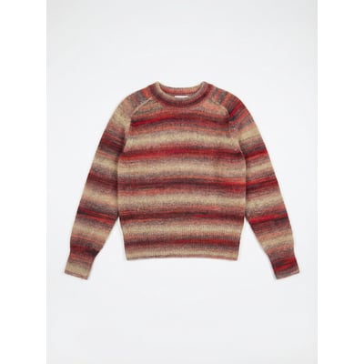 Pull col rond rayé, MALTE LEON & HARPER