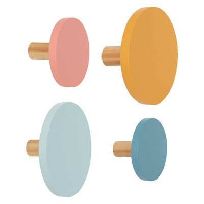 Lot de 4 patères enfant AISIE ATMOSPHERA