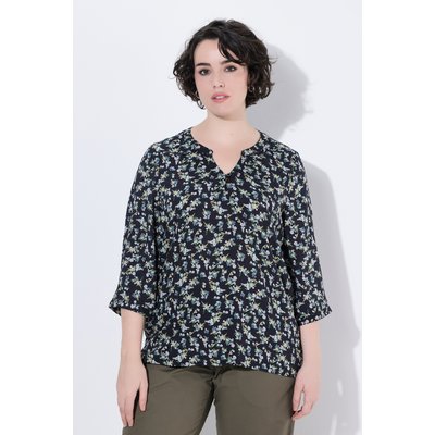 Tunique en modal, col tunisien et manches 3/4 ULLA POPKEN